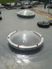 Installing New Skylights on Liquid Waterproofing Membrane: Image