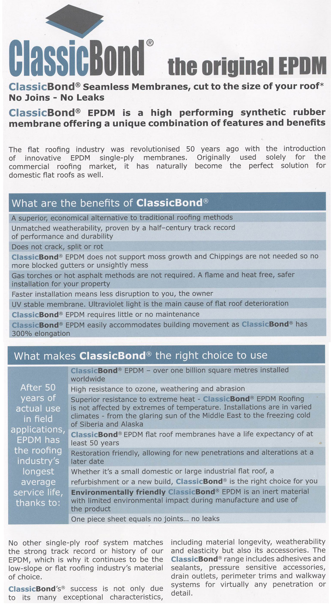 Classicbond Information